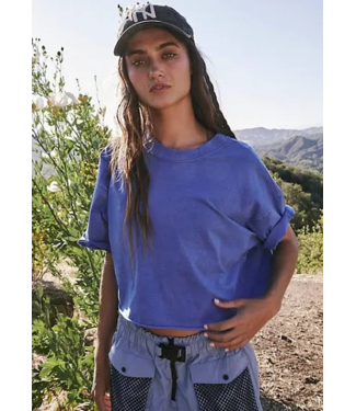 FREE PEOPLE MOVEMENT Inspire Tee in Blue Indigo