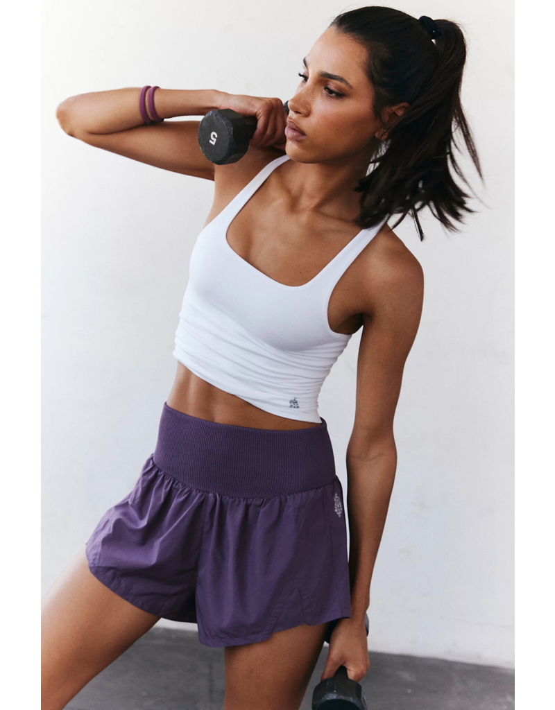 FREE PEOPLE MOVEMENT Carpe Diem Shorts in Black Tea