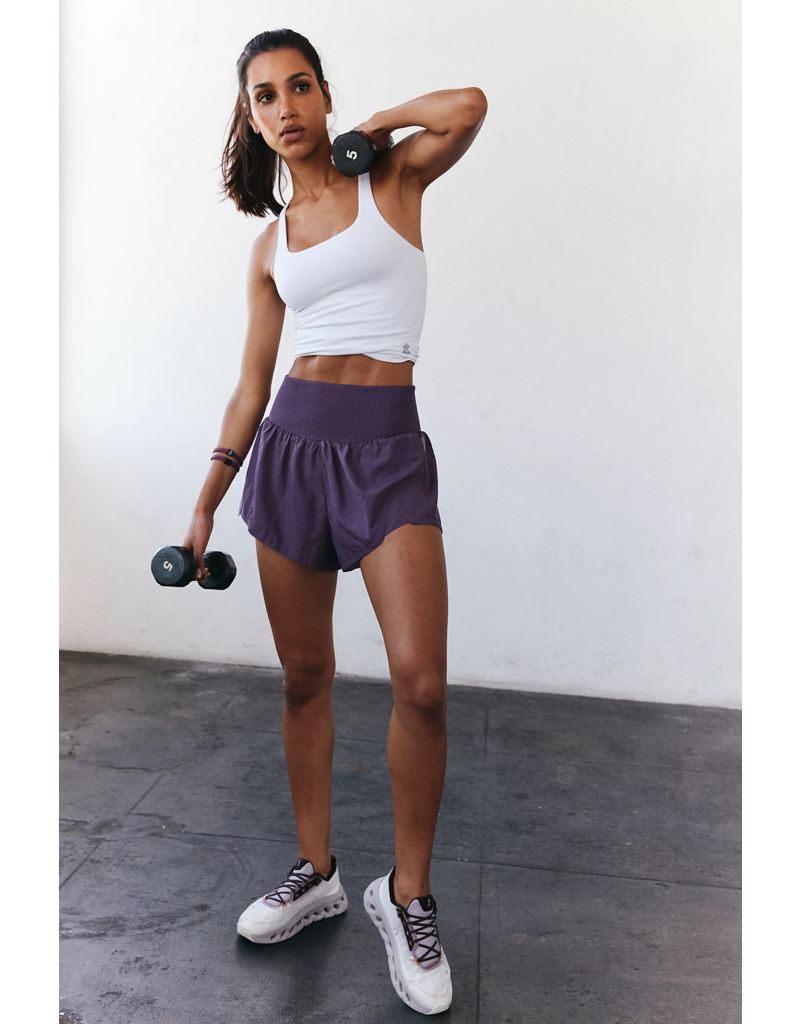 FREE PEOPLE MOVEMENT Carpe Diem Shorts in Black Tea