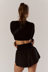 FREE PEOPLE MOVEMENT Carpe Diem Shorts in Black