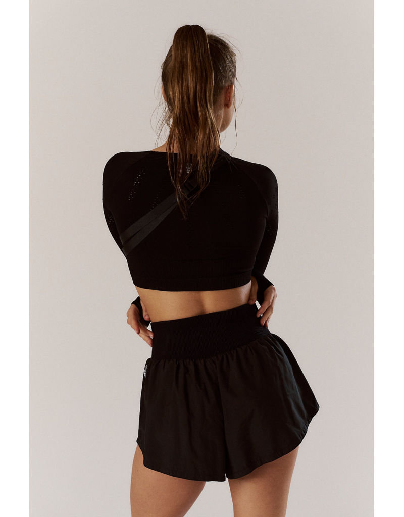 FREE PEOPLE MOVEMENT Carpe Diem Shorts in Black