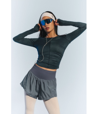 FREE PEOPLE MOVEMENT Carpe Diem Shorts in Skyline