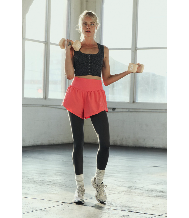 Carpe Diem Shorts in Hibiscus