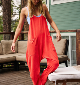 FREE PEOPLE MOVEMENT Hot Shot Onesie in Scarlett