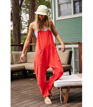 FREE PEOPLE MOVEMENT Hot Shot Onesie in Scarlett