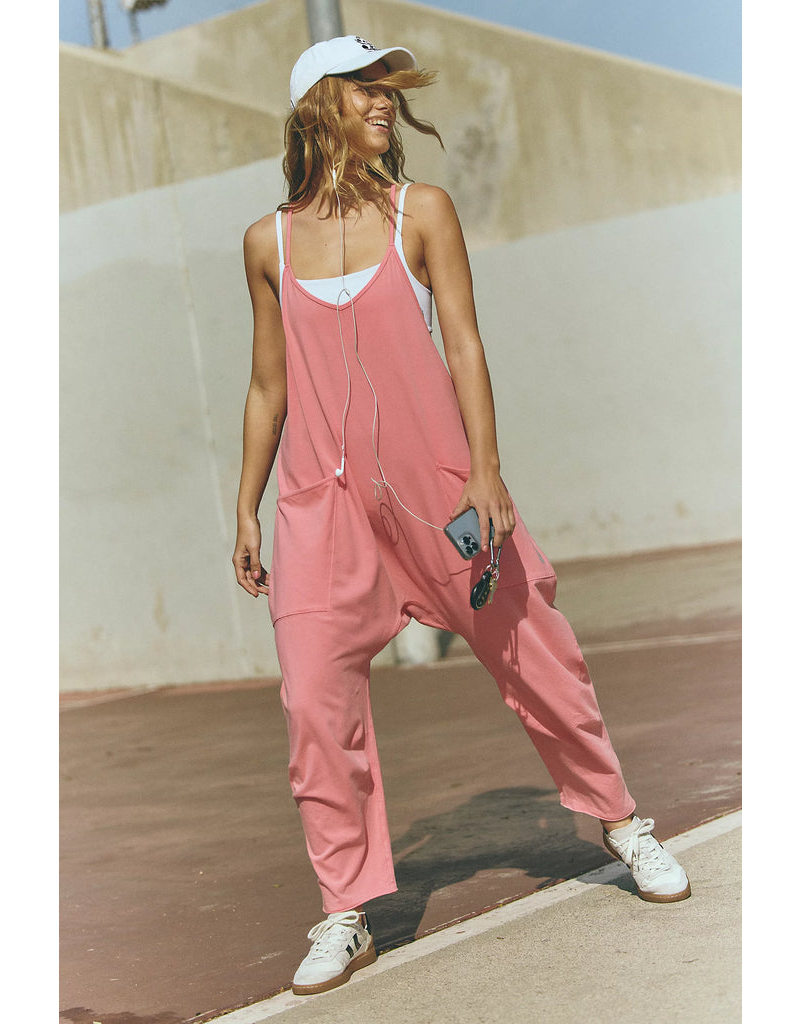 FREE PEOPLE MOVEMENT Hot Shot Onesie in Hibiscus