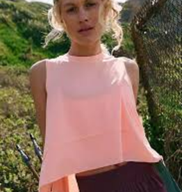 FREE PEOPLE MOVEMENT Tempo Tank in Pastel Peach
