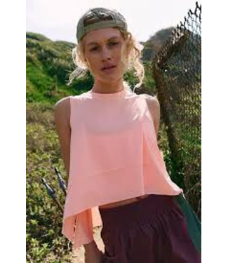 FREE PEOPLE MOVEMENT Tempo Tank in Pastel Peach