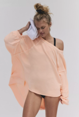 FREE PEOPLE MOVEMENT One To Beat Pullover in Pastel Peach