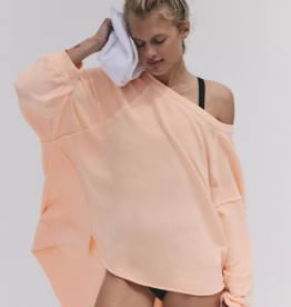 FREE PEOPLE MOVEMENT One To Beat Pullover in Pastel Peach