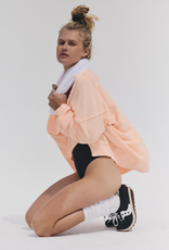 FREE PEOPLE MOVEMENT One To Beat Pullover in Pastel Peach