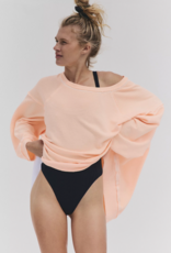 FREE PEOPLE MOVEMENT One To Beat Pullover in Pastel Peach