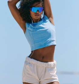 FREE PEOPLE MOVEMENT Tempo Ribbed Baby Tee in High Dive
