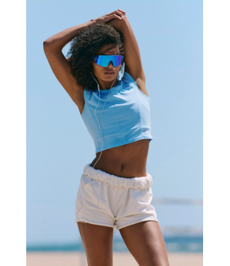 FREE PEOPLE MOVEMENT Tempo Ribbed Baby Tee in High Dive