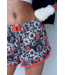 Varsity Blues Printed Shorts in Tuxedo Floral