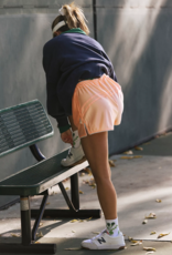 FREE PEOPLE MOVEMENT Roll With It Shorts in Pastel Peach