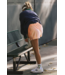 Roll With It Shorts in Pastel Peach
