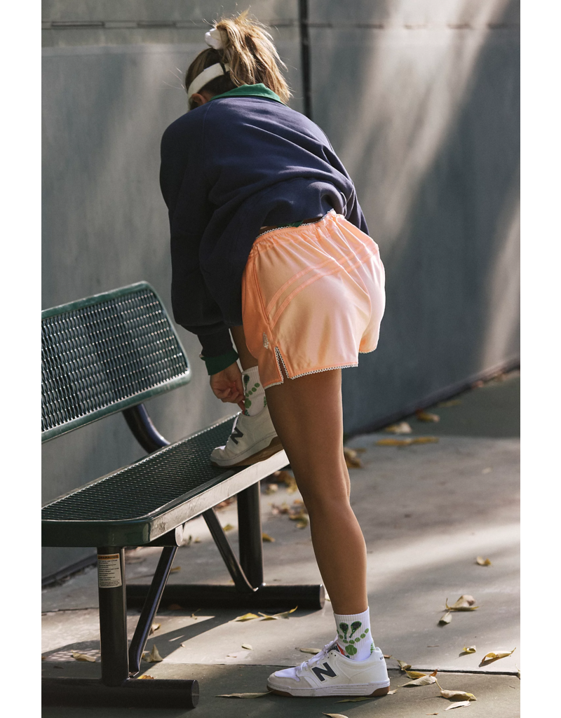 FREE PEOPLE MOVEMENT Roll With It Shorts in Pastel Peach