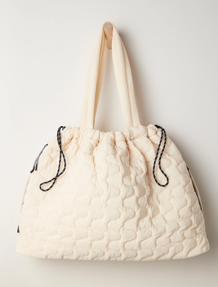 FREE PEOPLE MOVEMENT Cloud 9 Tote Bag in Ivory