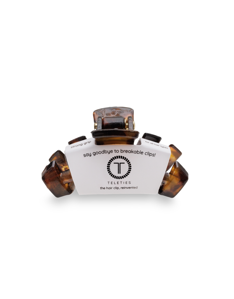 TELETIES Classic Tortoise Tiny Hair Clip