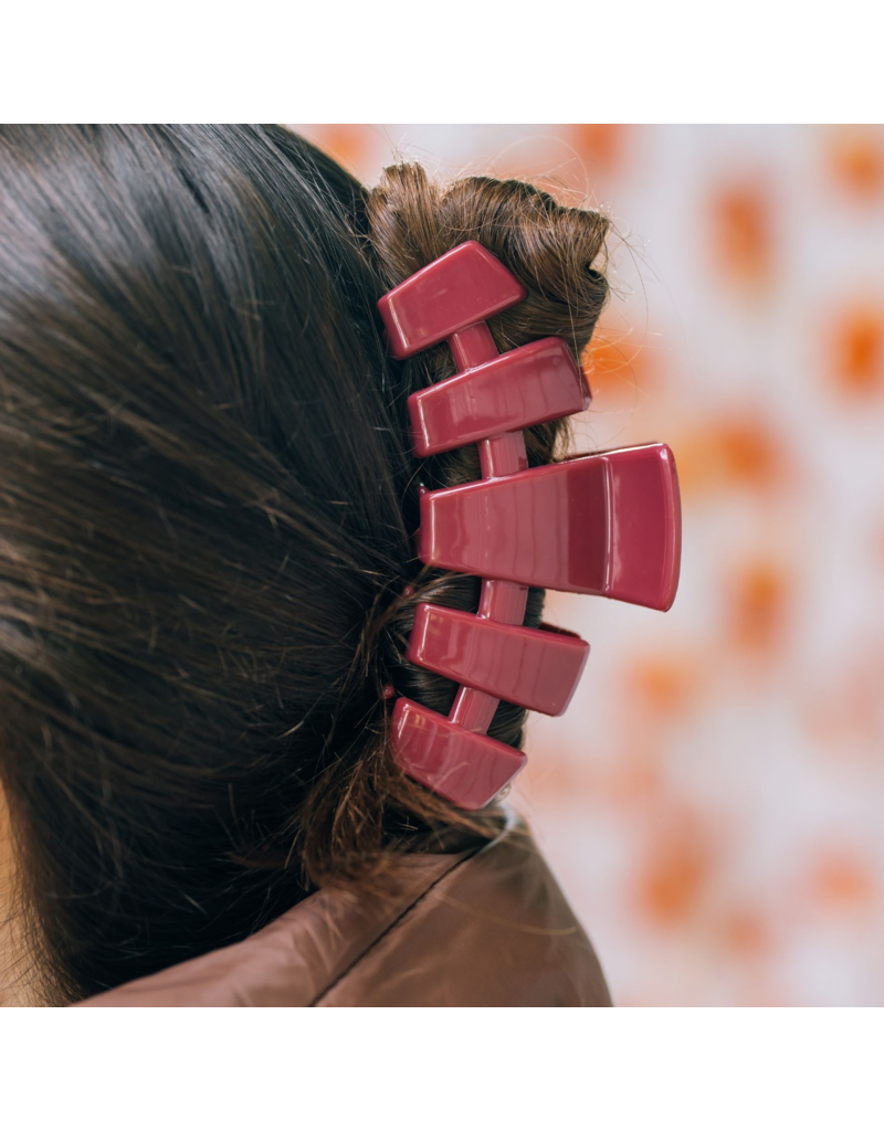 TELETIES Large Classic Claw Hair Clip in Wild Side