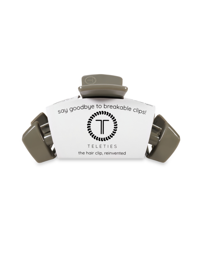 TELETIES Medium Classic Claw Hair Clip in Sage It Ain't So