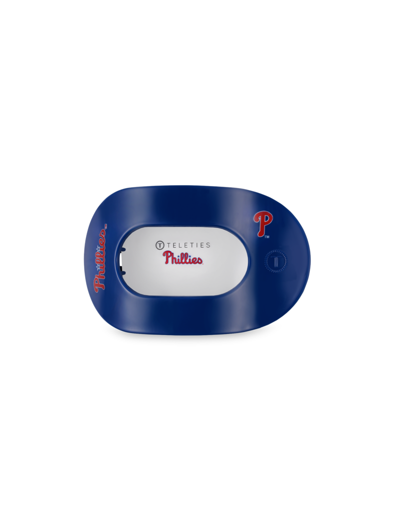 TELETIES Teleties x Philadelphia Phillies Small Flat Round Hair Clip