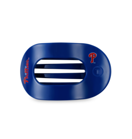 TELETIES Teleties x Philadelphia Phillies Medium Flat Round Hair Clip
