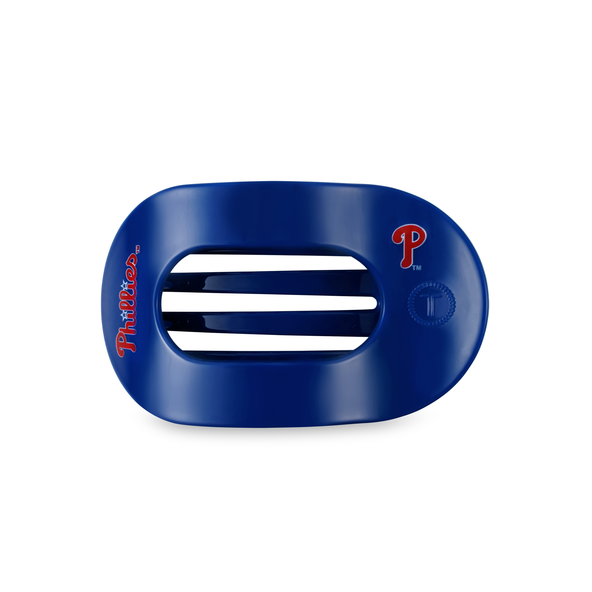 TELETIES Teleties x Philadelphia Phillies Medium Flat Round Hair Clip