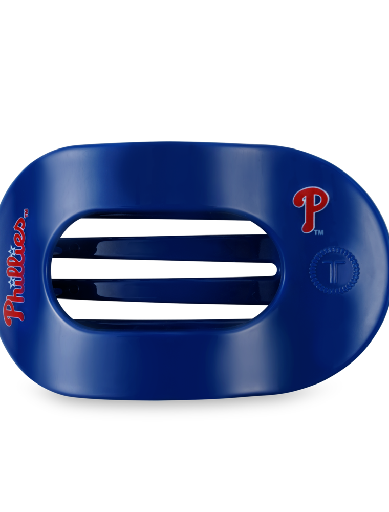 TELETIES Teleties x Philadelphia Phillies Large Flat Round Hair Clip