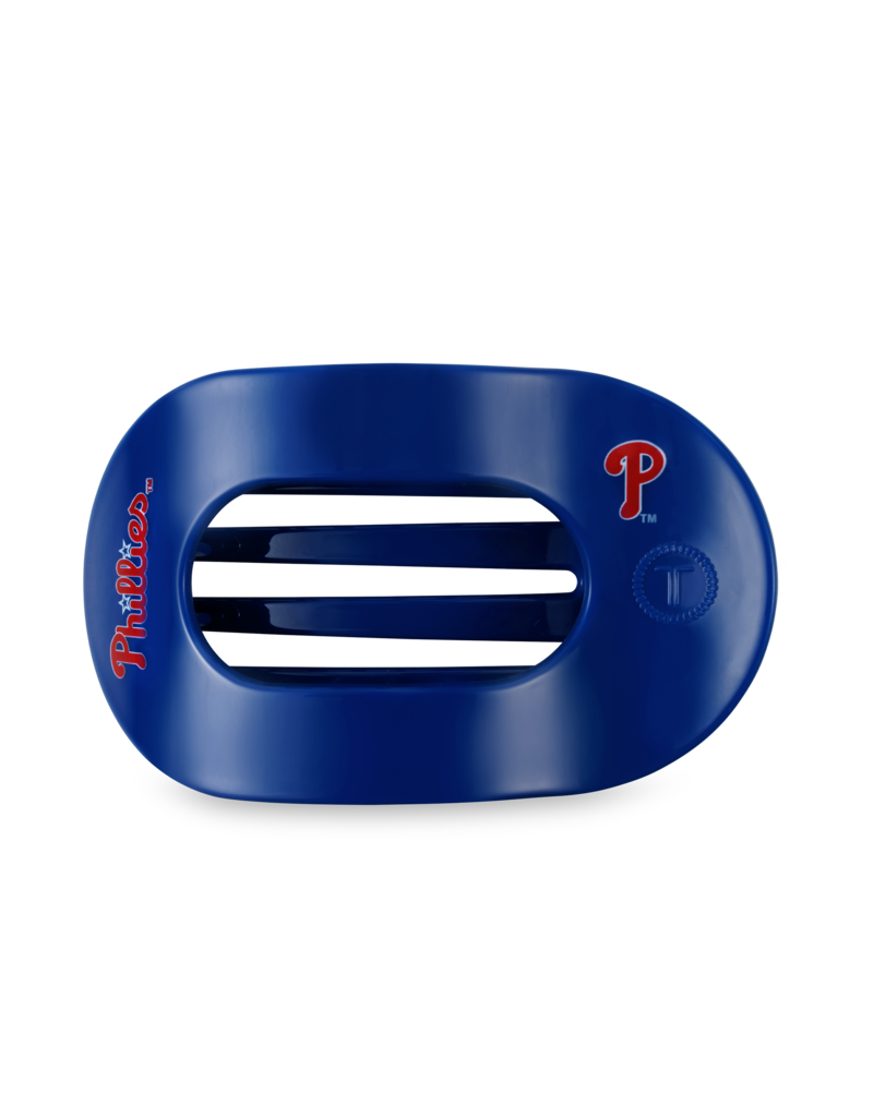 TELETIES Teleties x Philadelphia Phillies Large Flat Round Hair Clip