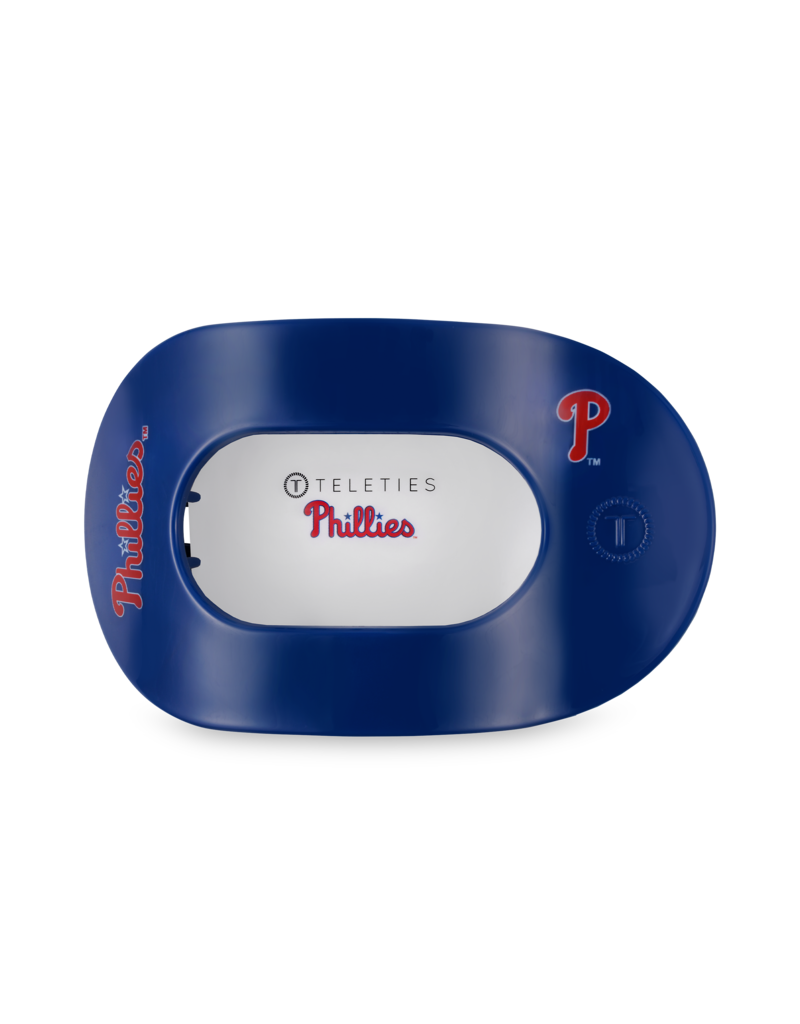 TELETIES Teleties x Philadelphia Phillies Large Flat Round Hair Clip