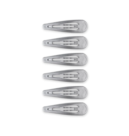 TELETIES Silver Snap Clips