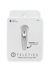 TELETIES Silver Snap Clips TELETIES Silver Snap Clips