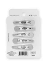 TELETIES Silver Snap Clips TELETIES Silver Snap Clips