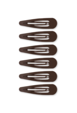 TELETIES Brown Snap Clips