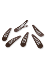 TELETIES Brown Snap Clips