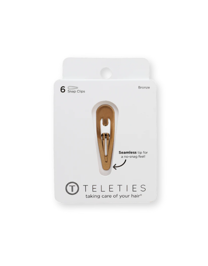 TELETIES Bronze Snap Clips