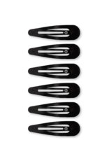 TELETIES Jet Black Snap Clips TELETIES Jet Black Snap Clips