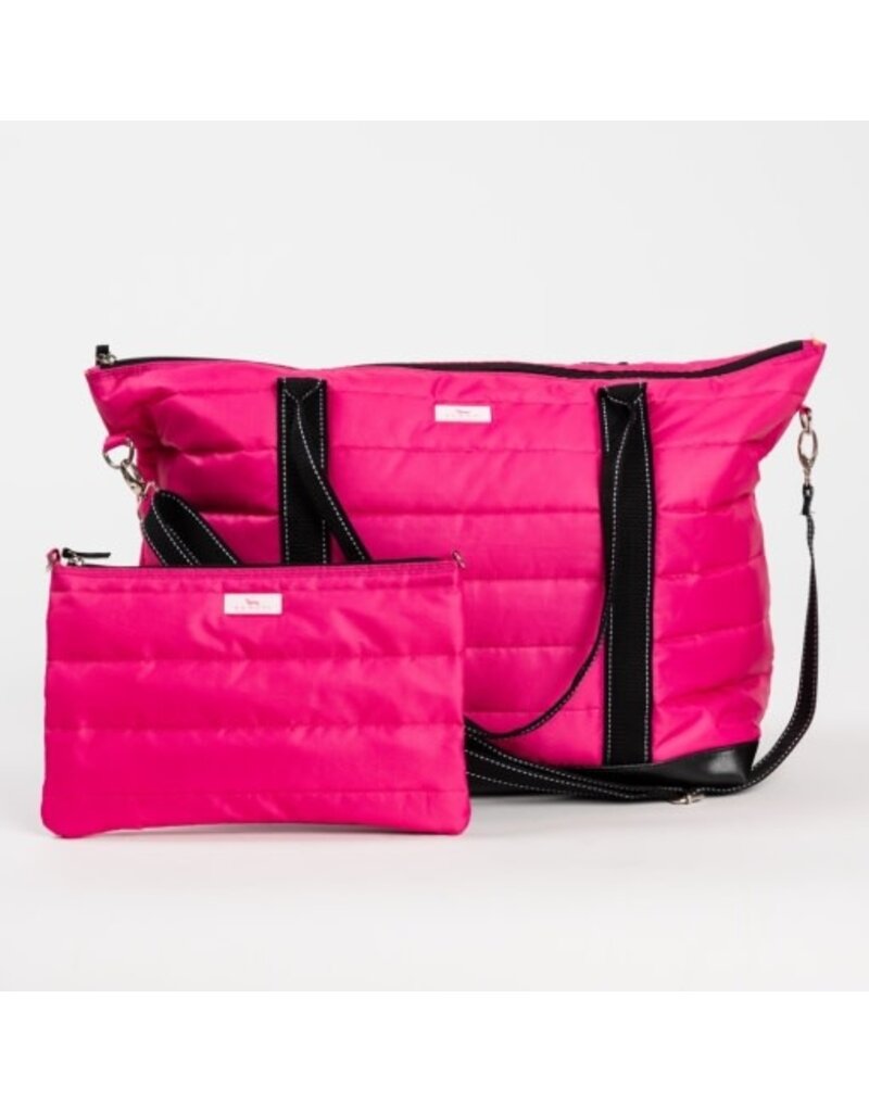 SCOUT Triple Advisor Travel Tote Bag in Pink Puffer