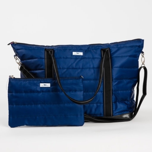 SCOUT Triple Advisor Travel Tote Bag in Navy Puffer