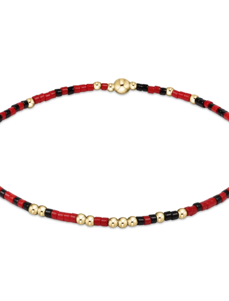 ENEWTON DESIGN Hope Unwritten Bracelet - Bright Red/Onyx/Gold