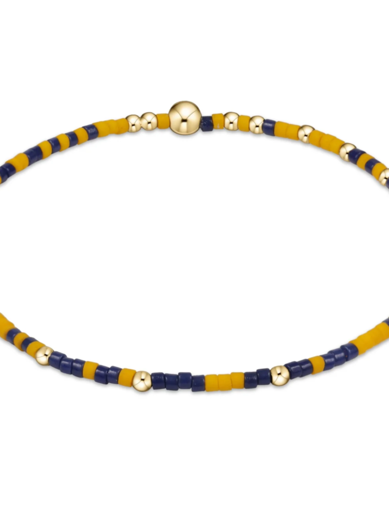 ENEWTON DESIGN Hope Unwritten Bracelet - Golden Yellow/Matte Navy/Gold