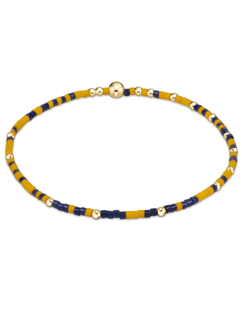 ENEWTON DESIGN Hope Unwritten Bracelet - Golden Yellow/Matte Navy/Gold