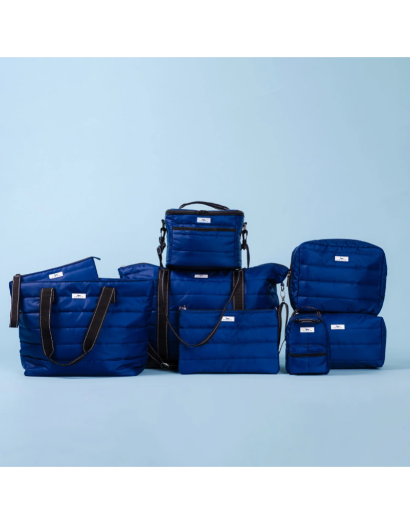 SCOUT Triple Advisor Travel Tote Bag in Navy Puffer
