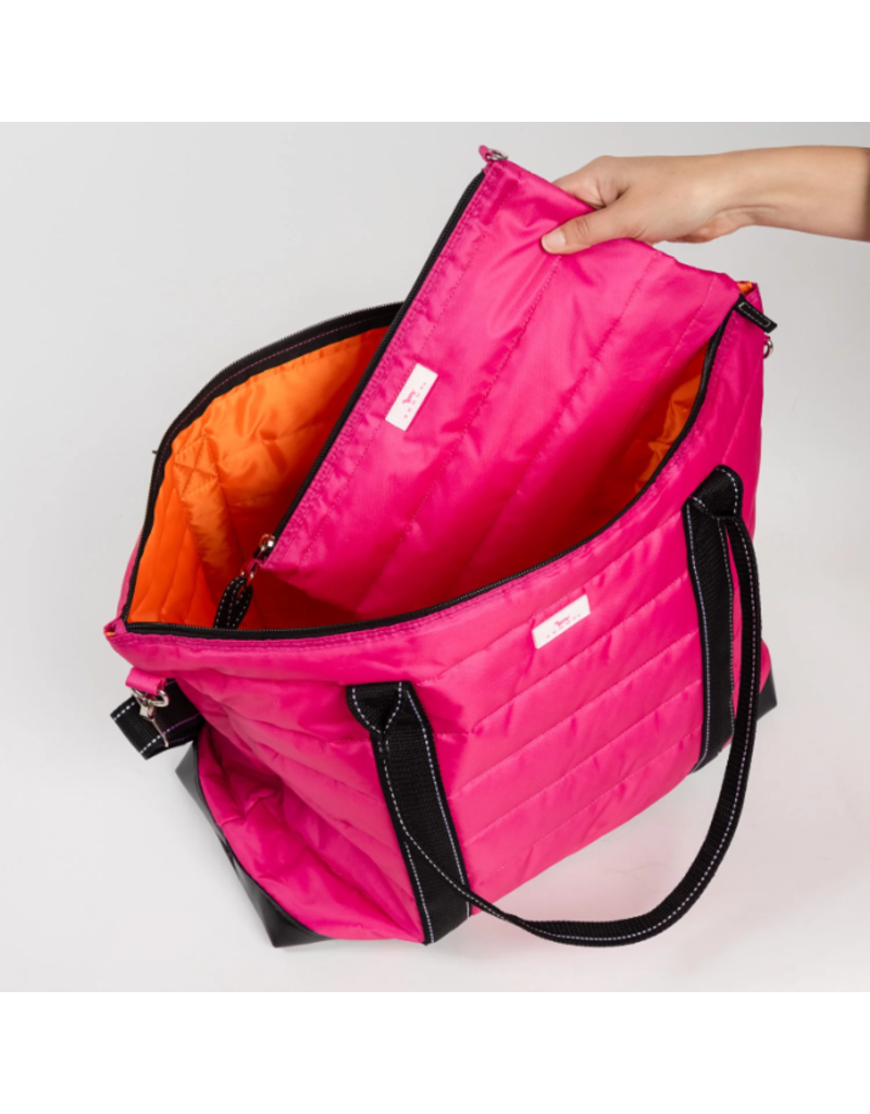 SCOUT Triple Advisor Travel Tote Bag in Pink Puffer