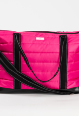SCOUT Triple Advisor Travel Tote Bag in Pink Puffer
