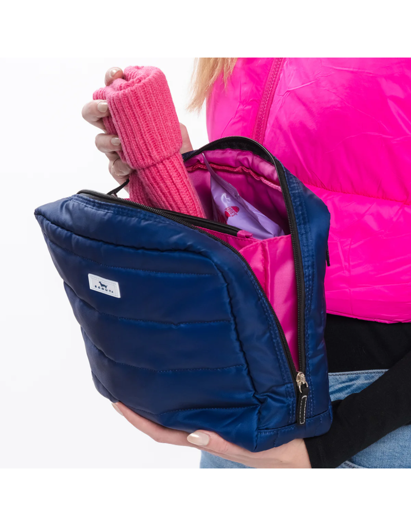SCOUT All Inclusive Travel Organizer Bag in Navy Puffer