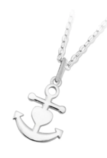 TJAZELLE Faith. Hope. Love. Charm Necklace in Silver