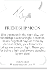 TJAZELLE Friendship Moon Bracelet in Lepidolite Quartz & Silver